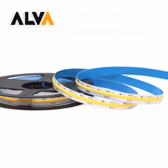 220V COB テープ柔軟な照明ドットレス IP65 ロープ ライト LED ストリップ ライト